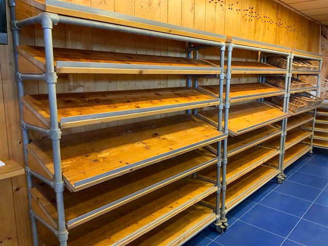 Mobiele 7-delige brood verkoopmeubels (3x) - afbeelding 3 van  6