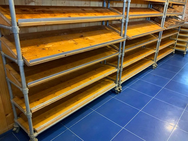 Mobiele 7-delige brood verkoopmeubels (3x) - afbeelding 7 van  9