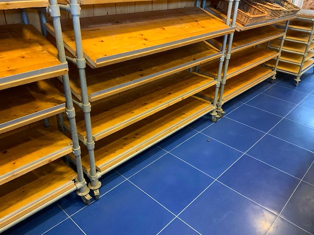 Mobiele 7-delige brood verkoopmeubels (3x) - afbeelding 4 van  6