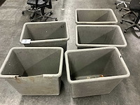 Mobiele afvalcontainer (5x) - afbeelding 4 van  5