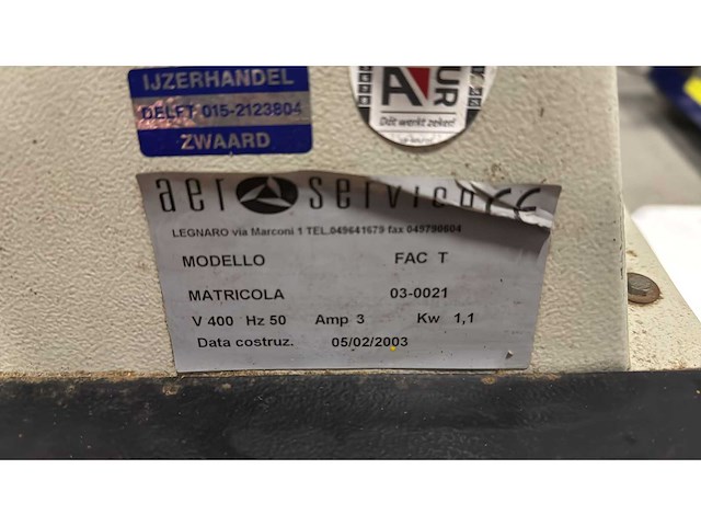 Mobiele afzuig installatie - afbeelding 7 van  7