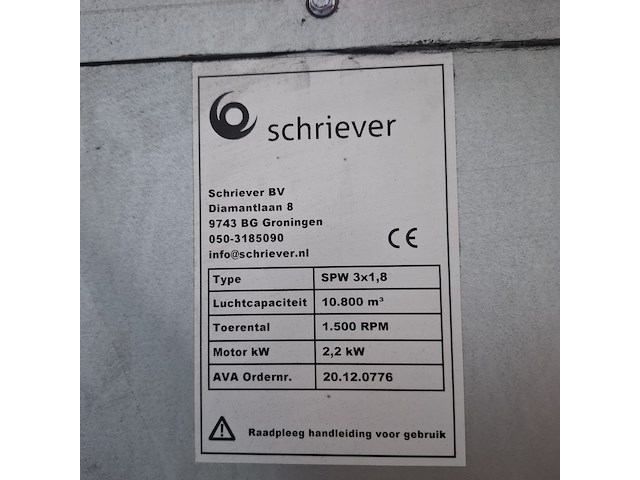 Mobiele afzuigwand, schriever, spw 3x1.8 - afbeelding 18 van  21