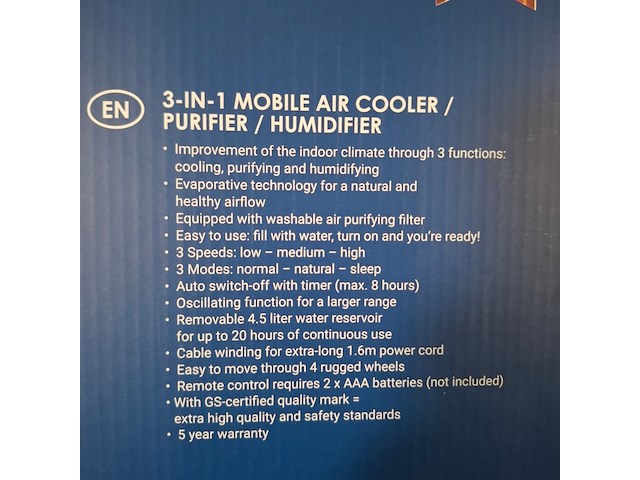 Mobiele airco, bestron, aac5000 - afbeelding 6 van  6