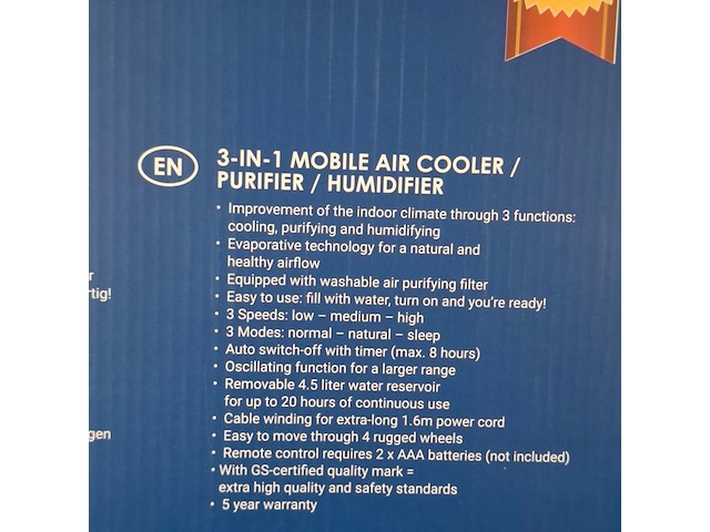 Mobiele airco, bestron, aac5000 - afbeelding 5 van  6