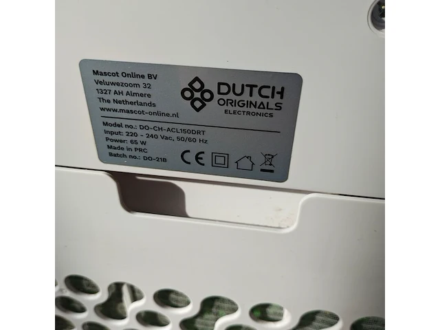 Mobiele airco, dutch originals, do ch 1500rt - afbeelding 4 van  5