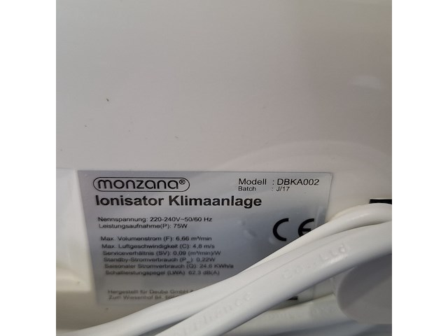 Mobiele airco, monzana, dbka002 - afbeelding 8 van  10