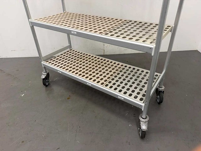 Mobiele aluminium / kunststof stelling - afbeelding 2 van  4
