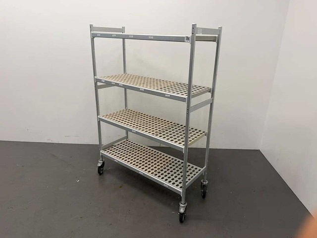 Mobiele aluminium / kunststof stelling - afbeelding 1 van  4