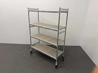 Mobiele aluminium / kunststof stelling - afbeelding 1 van  4
