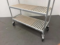 Mobiele aluminium / kunststof stelling - afbeelding 2 van  4