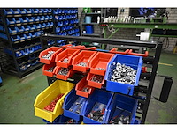 Mobiele assortiment voorraadwagen met (rvs) installatiematerialen - afbeelding 6 van  8