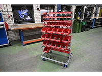 Mobiele assortiment voorraadwagen met (rvs) installatiematerialen - afbeelding 1 van  7