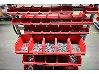 Mobiele assortiment voorraadwagen met (rvs) installatiematerialen - afbeelding 6 van  10
