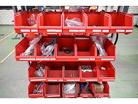 Mobiele assortiment voorraadwagen met (rvs) installatiematerialen - afbeelding 6 van  7