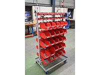 Mobiele assortiment voorraadwagen met (rvs) installatiematerialen - afbeelding 2 van  10