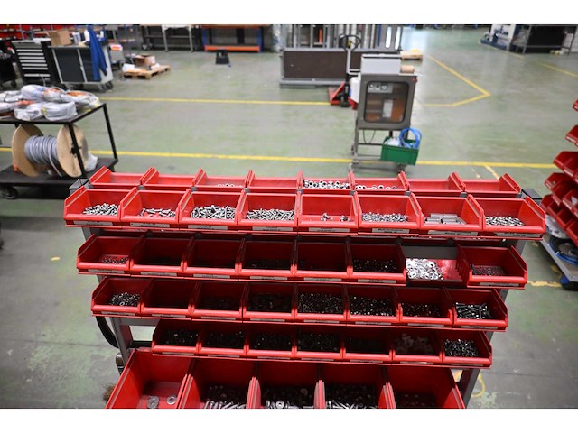 Mobiele assortiment voorraadwagen met (rvs) installatiematerialen - afbeelding 4 van  10