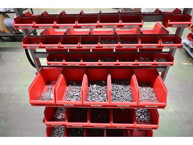 Mobiele assortiment voorraadwagen met (rvs) installatiematerialen - afbeelding 5 van  10
