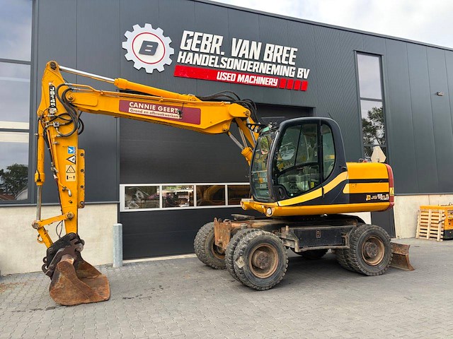 Mobiele bandenkraan jcb js145w diesel 2008 - afbeelding 1 van  1