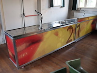 Mobiele bar gamko gm/212st 1995 met ingebouwde biertap en spoelbak - afbeelding 1 van  1