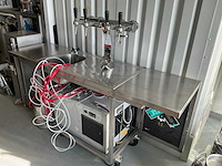 Mobiele biertap 4 kops voor speciaalbier op wielen - afbeelding 1 van  15
