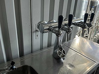 Mobiele biertap 4 kops voor speciaalbier op wielen - afbeelding 7 van  15