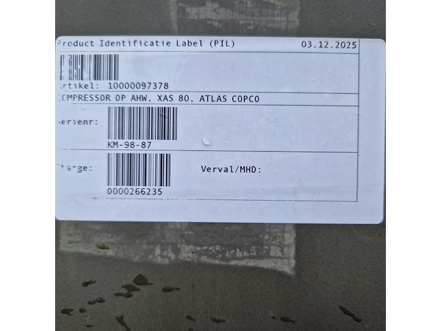 Mobiele compressor, atlas-copco, xas47, 2008 - afbeelding 40 van  47