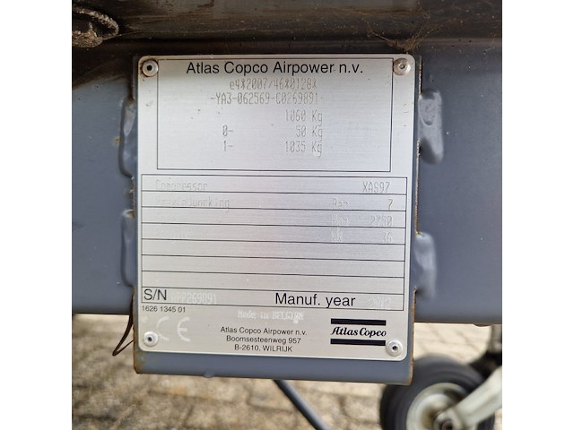 Mobiele compressor, atlas-copco, xas97, 2005 - afbeelding 15 van  52