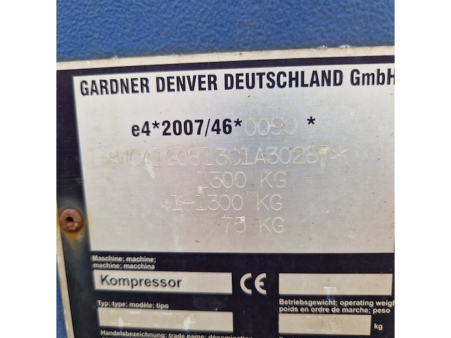 Mobiele compressor, compair / gardner denver, c76 / dlt0704, 2012 - afbeelding 20 van  40