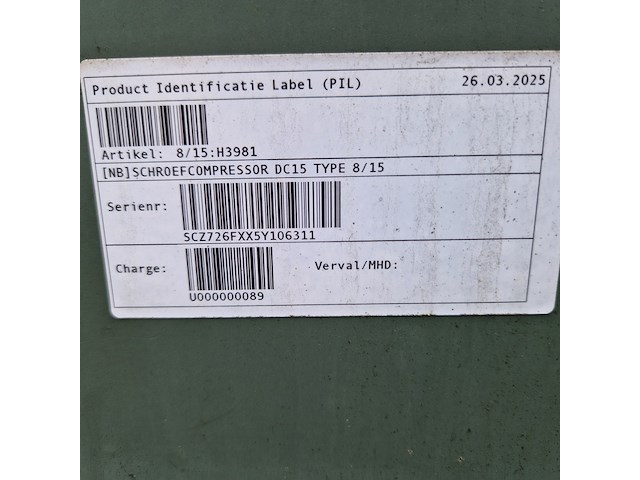 Mobiele compressor, ingersoll-rand, w902, 2005 - afbeelding 6 van  25