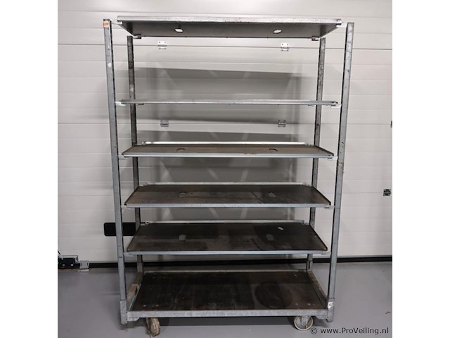 Mobiele deense kar met 5 planken - afbeelding 2 van  5