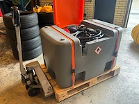 Mobiele dieseltank - met 12 volt pomp - 400 liter feulpods