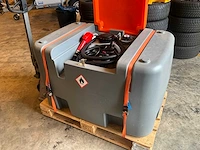 Mobiele dieseltank - met 12 volt pomp - 400 liter feulpods - afbeelding 2 van  9