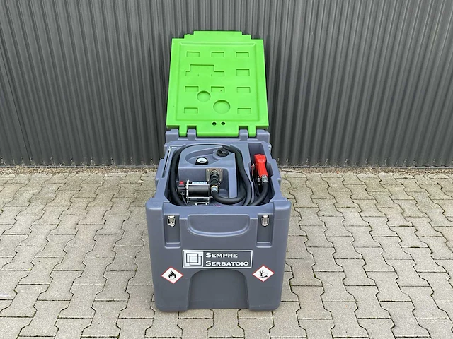Mobiele dieseltank met elektrische 12 volt pomp, 200 liter - afbeelding 10 van  14