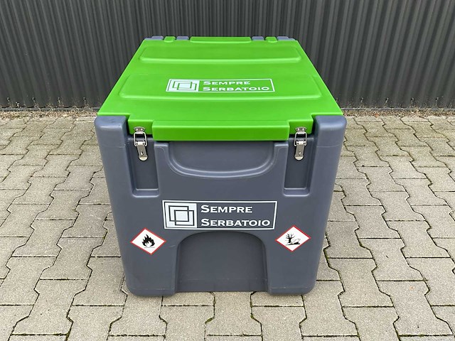 Mobiele dieseltank met elektrische 12 volt pomp, 200 liter - afbeelding 1 van  14