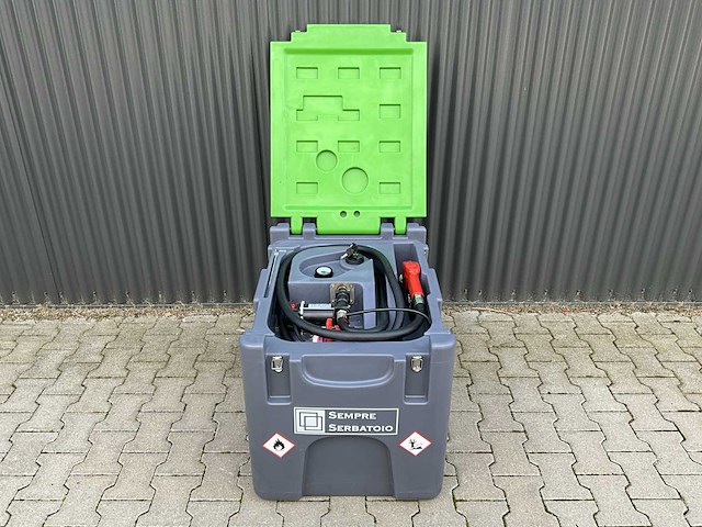 Mobiele dieseltank met elektrische 12 volt pomp, 200 liter - afbeelding 4 van  7