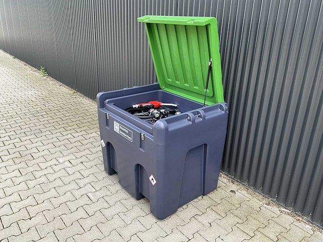 Mobiele dieseltank met elektrische 12 volt pomp, 400 liter - afbeelding 8 van  11