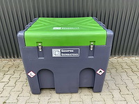 Mobiele dieseltank met elektrische 12 volt pomp, 400 liter - afbeelding 5 van  7