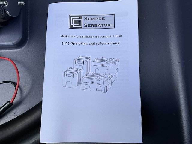 Mobiele dieseltank met elektrische 12 volt pomp, 400 liter - afbeelding 7 van  12