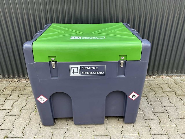 Mobiele dieseltank met elektrische 12 volt pomp, 400 liter - afbeelding 12 van  18
