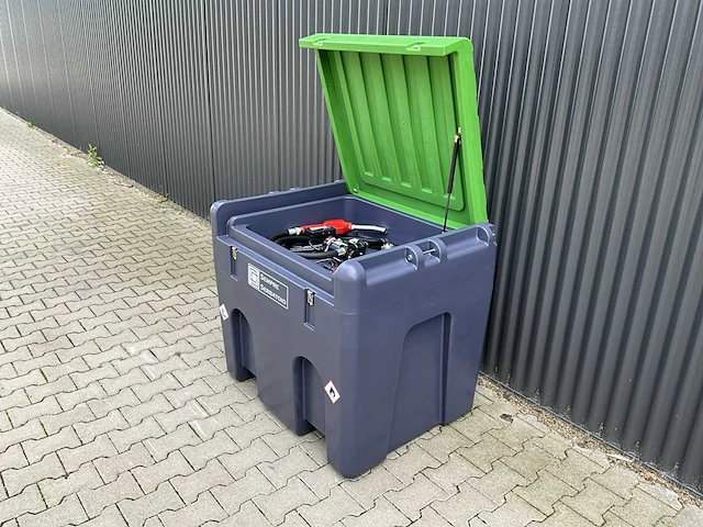 Mobiele dieseltank met elektrische 12 volt pomp, 400 liter - afbeelding 9 van  18