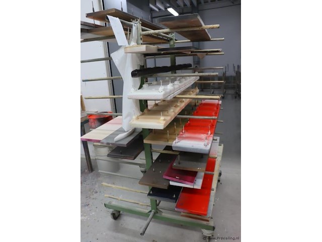 Mobiele draagarmstelling, metaal - afbeelding 2 van  4