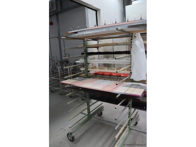 Mobiele draagarmstelling, metaal - afbeelding 3 van  4