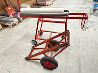 Mobiele foliedispenser en tapijtrollerwagen - afbeelding 1 van  5