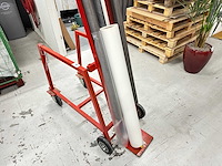 Mobiele foliedispenser en tapijtrollerwagen - afbeelding 2 van  5