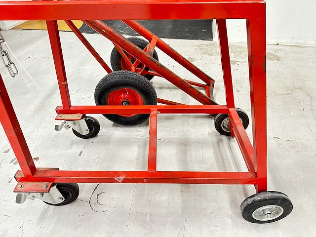 Mobiele foliedispenser en tapijtrollerwagen - afbeelding 4 van  5