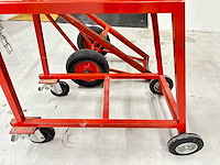 Mobiele foliedispenser en tapijtrollerwagen - afbeelding 4 van  5