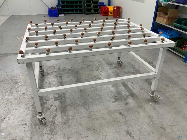 Mobiele glasrol tafel - afbeelding 3 van  4