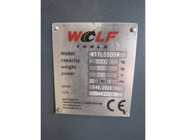 Mobiele hefkolom wolf tools, wttl5000w, bouwjaar 2024 - afbeelding 7 van  9