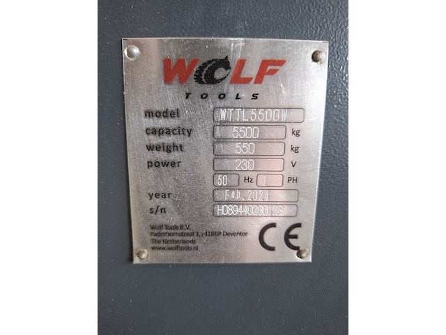 Mobiele hefkolom wolf tools, wttl5000w, bouwjaar 2024 - afbeelding 4 van  8