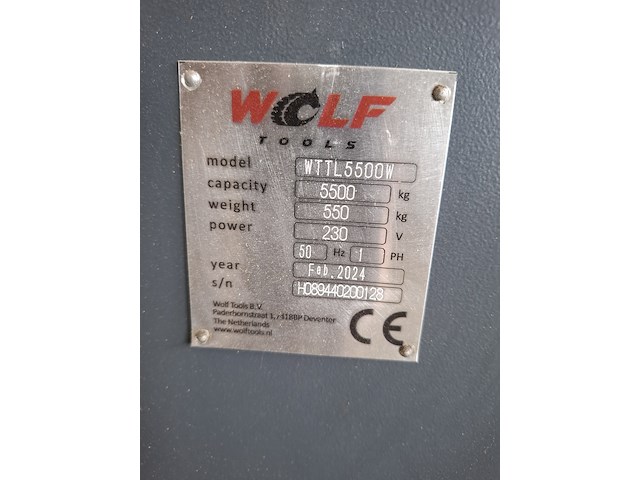 Mobiele hefkolom wolf tools, wttl5000w, bouwjaar 2024 - afbeelding 5 van  9